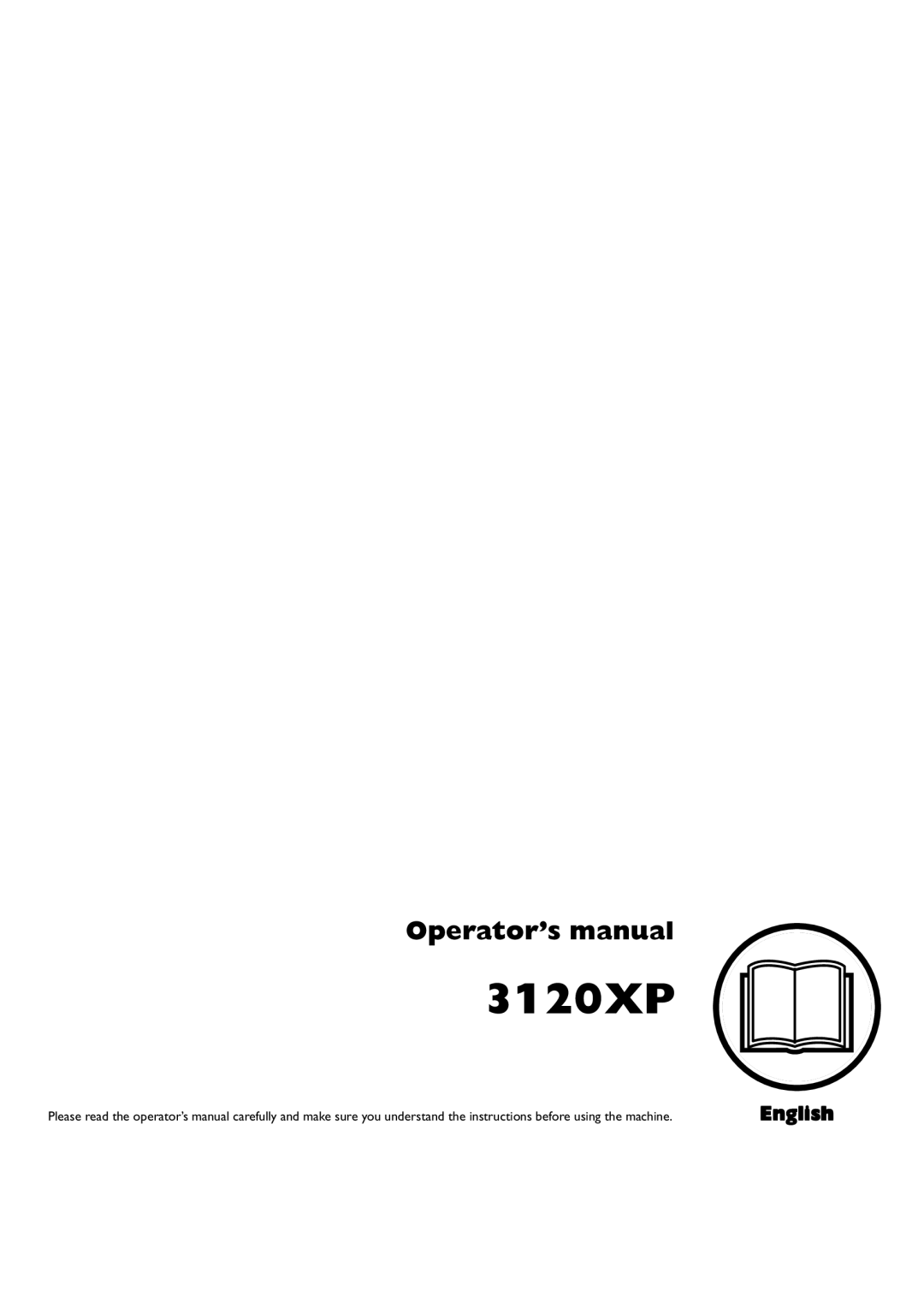 Husqvarna 1153183-95 manual 3120XP, Operator’s manual, English 