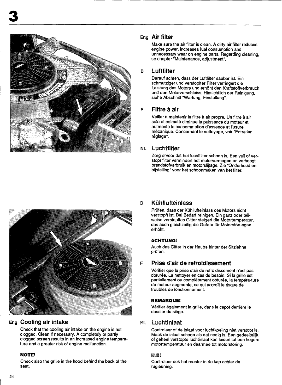 Husqvarna 1000-14, 1200-14, 1200-18 manual 