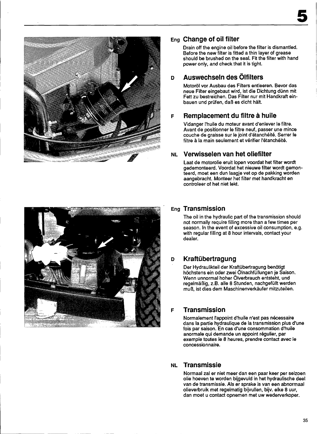 Husqvarna 1200-18, 1200-14, 1000-14 manual 