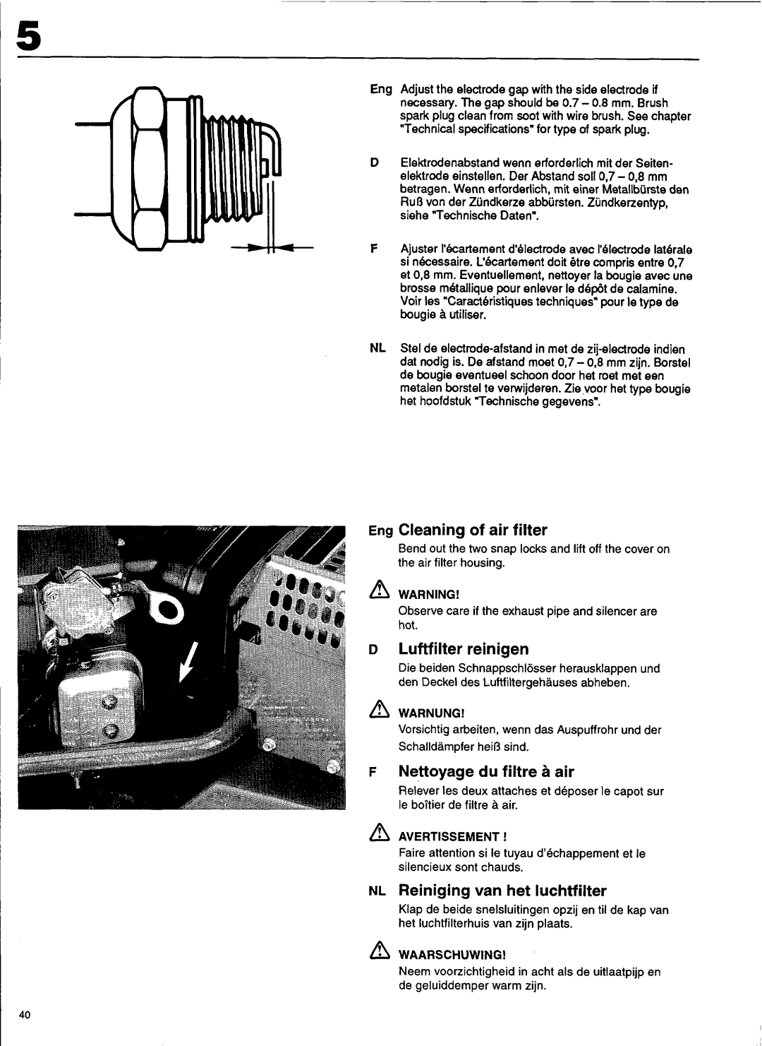 Husqvarna 1200-14, 1200-18, 1000-14 manual 