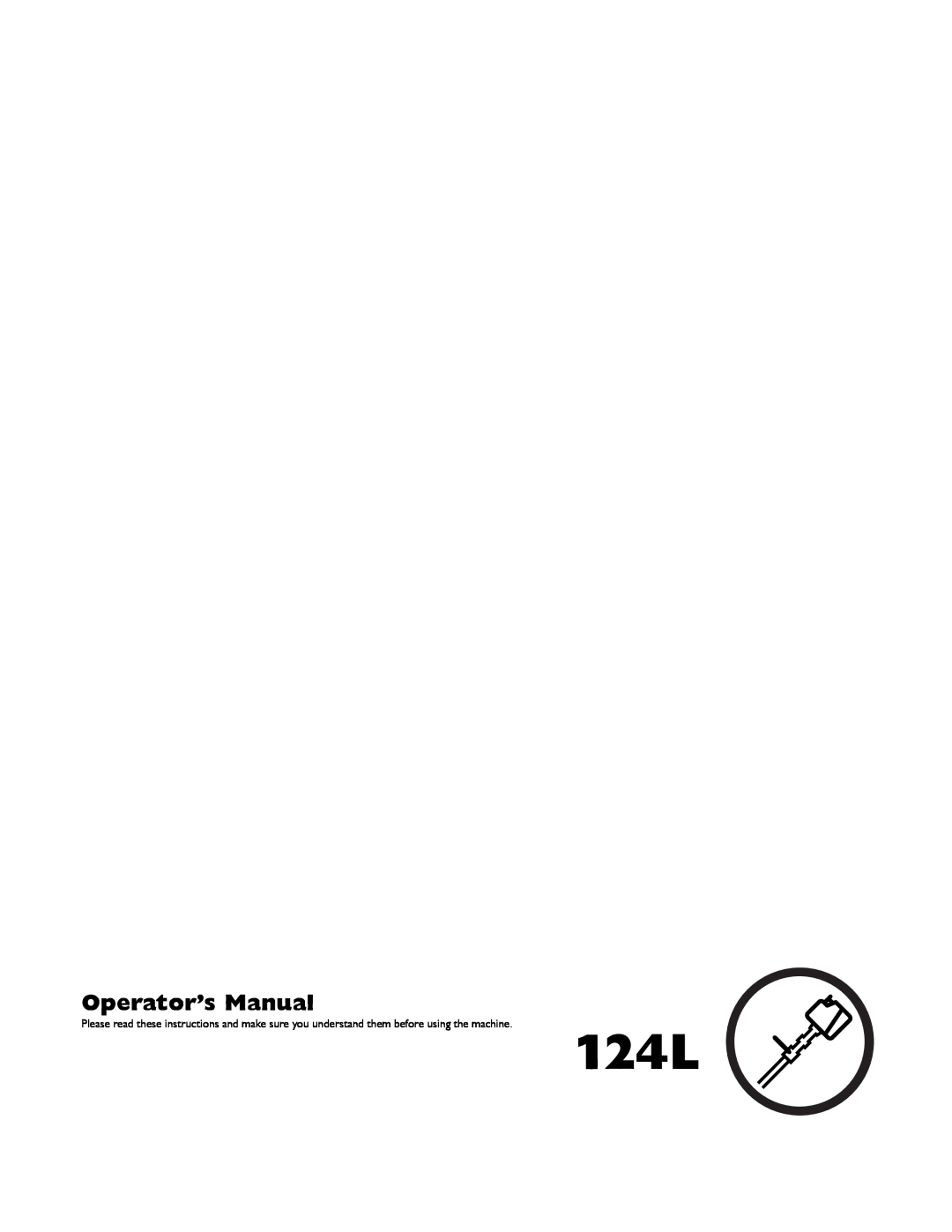 Husqvarna 124L manual Operator’s Manual 
