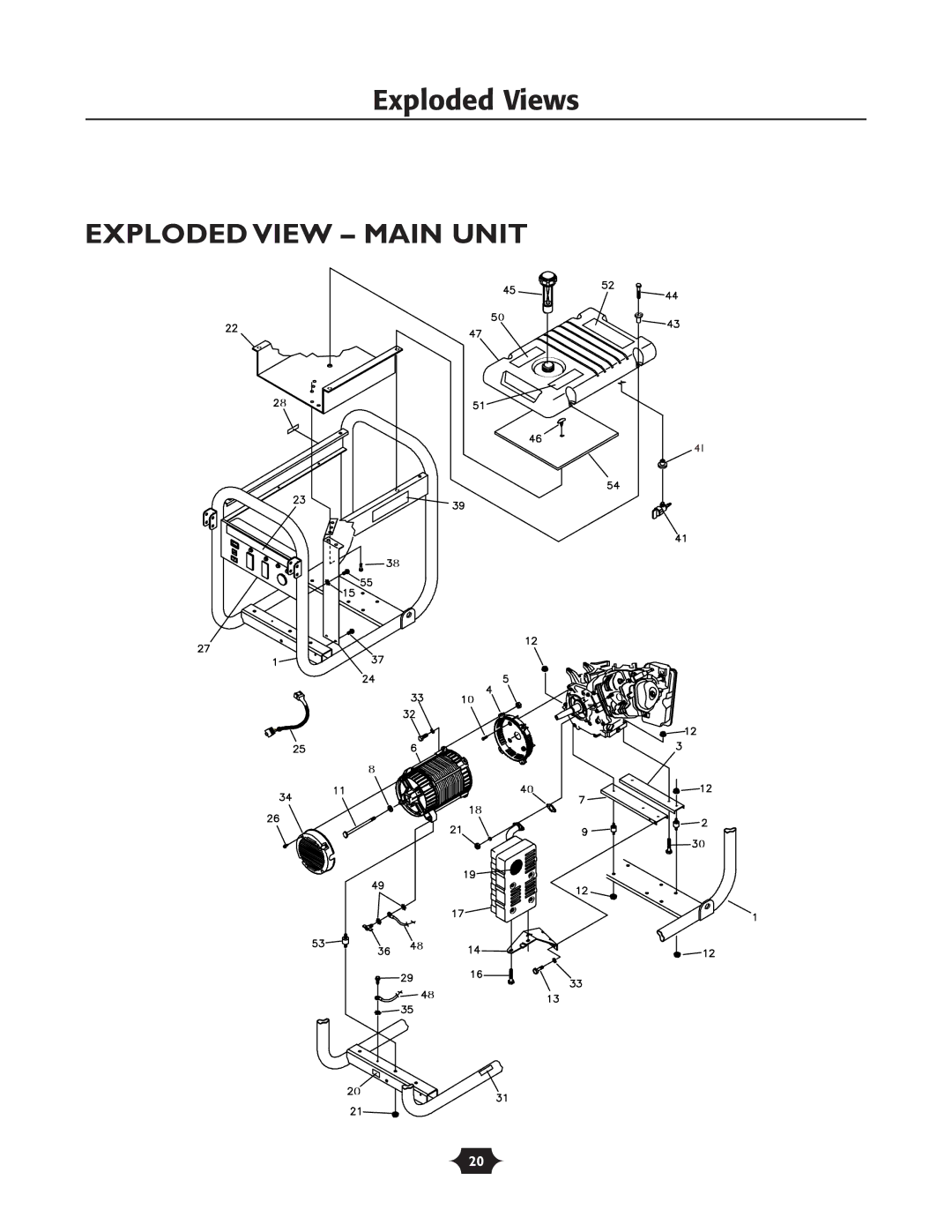 Husqvarna 1365GN owner manual Exploded View Main Unit 