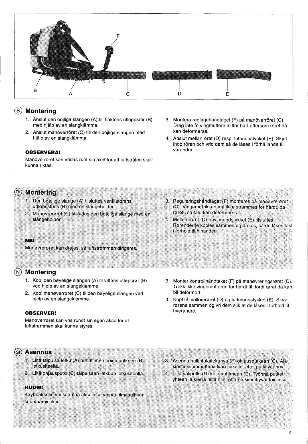 Husqvarna 140 B manual 