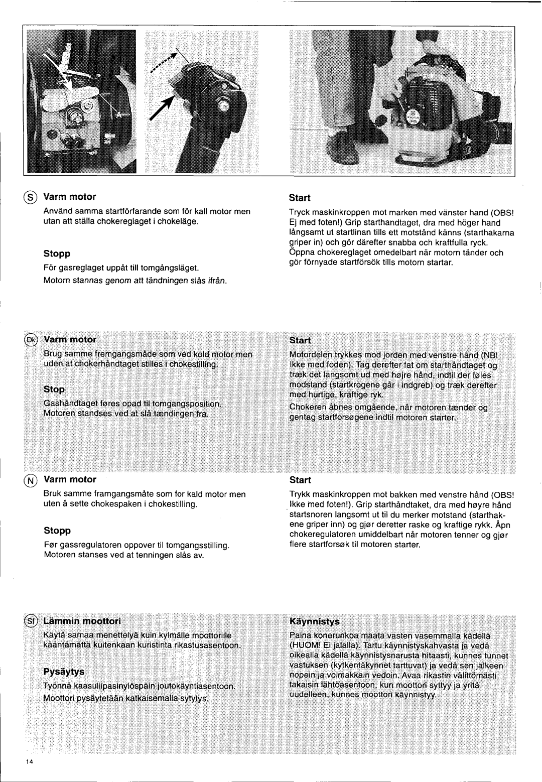 Husqvarna 140 B manual 