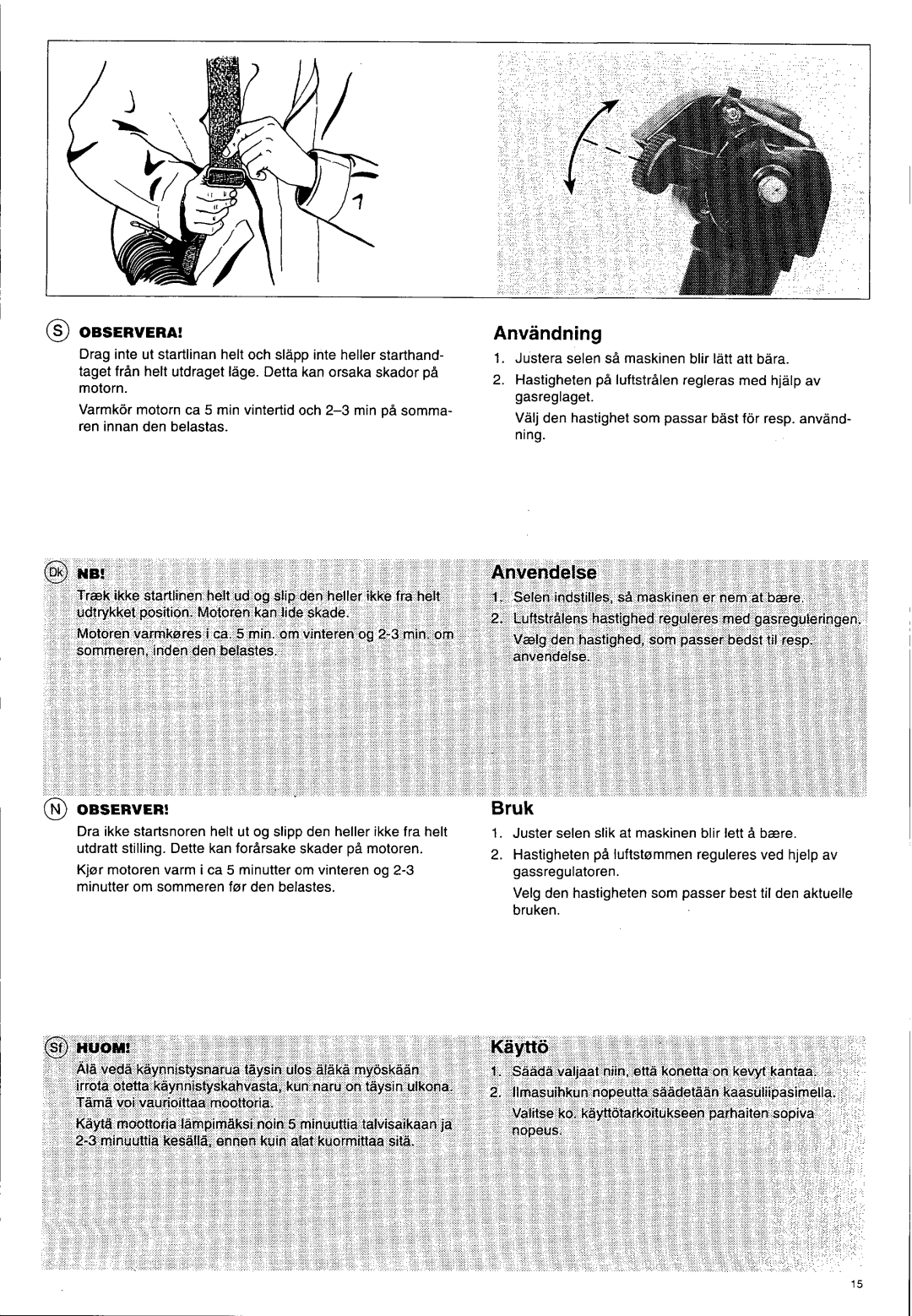 Husqvarna 140 B manual 