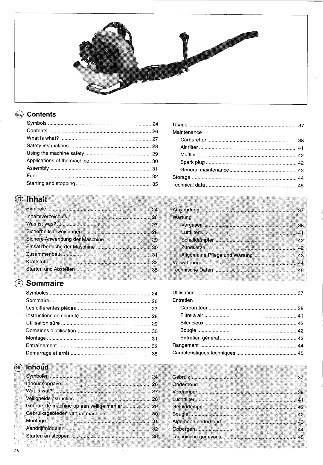 Husqvarna 140 B manual 