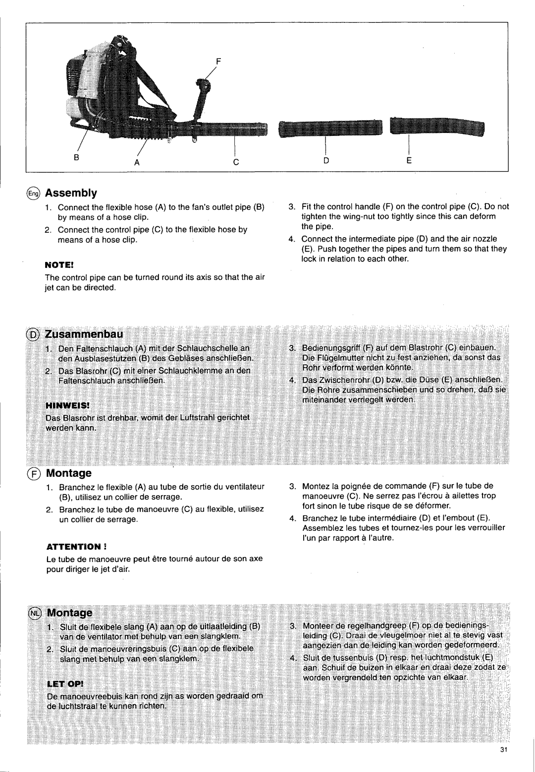 Husqvarna 140 B manual 