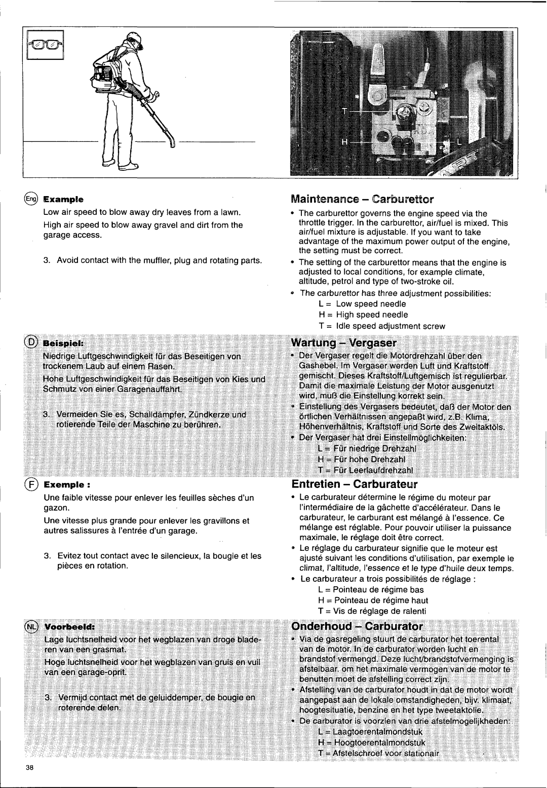 Husqvarna 140 B manual 