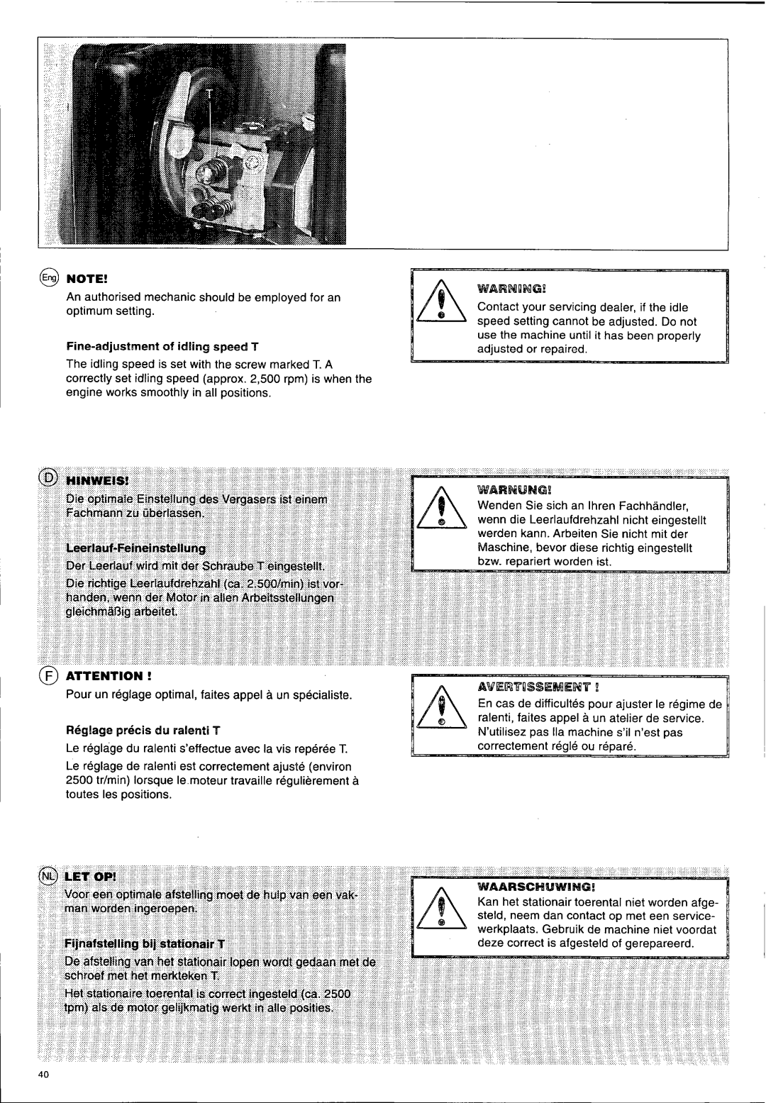 Husqvarna 140 B manual 