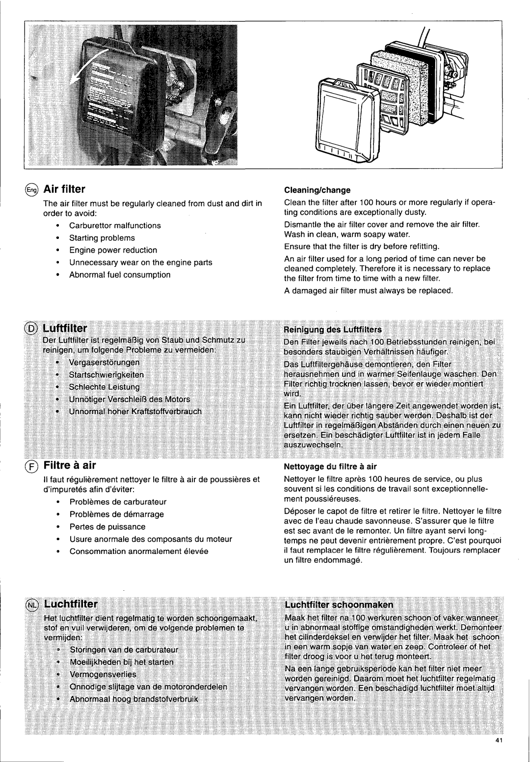 Husqvarna 140 B manual 