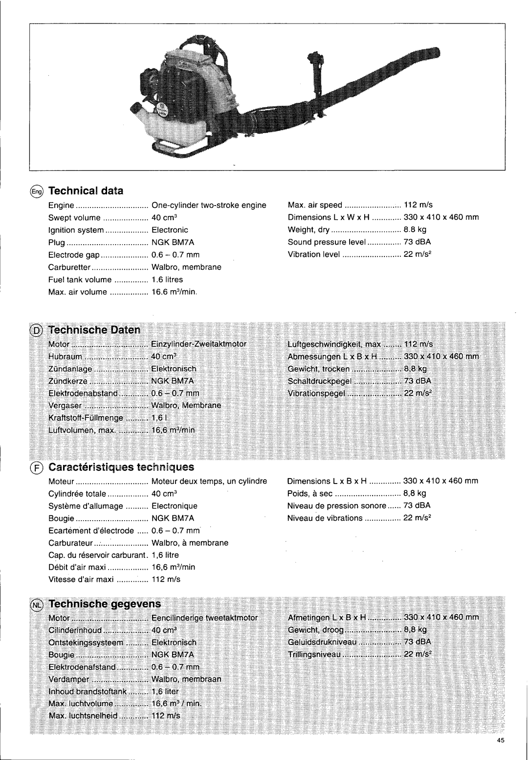 Husqvarna 140 B manual 