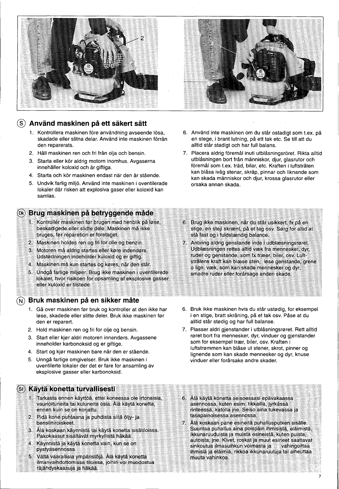 Husqvarna 140 B manual 