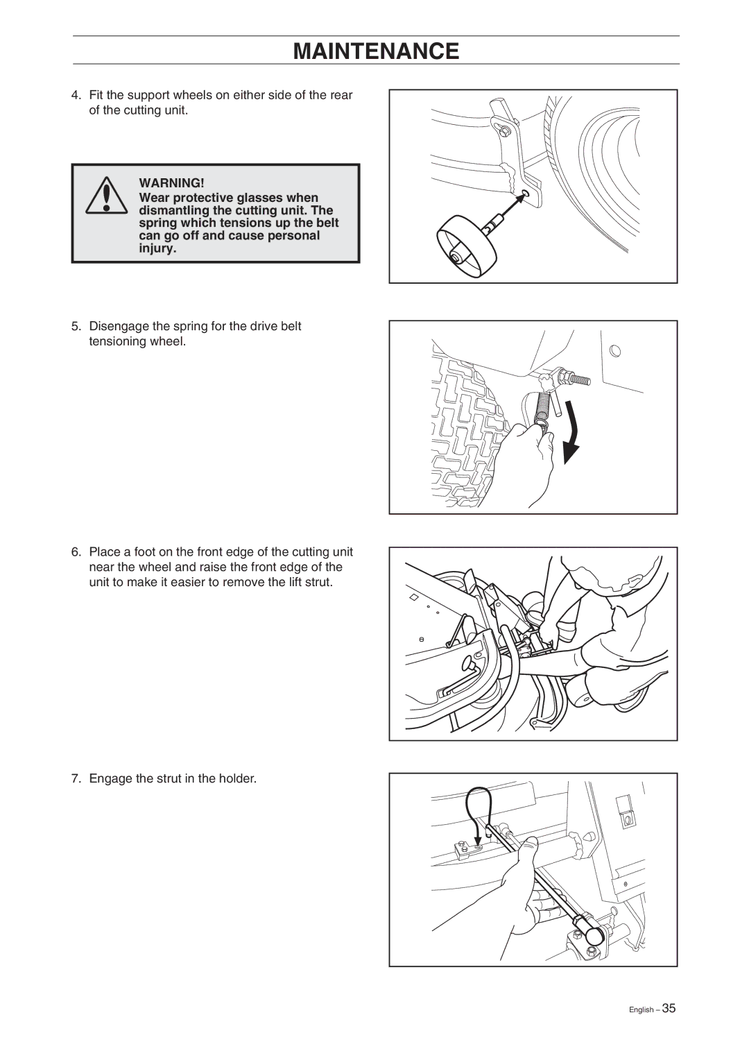 Husqvarna 15V2 manual Maintenance 