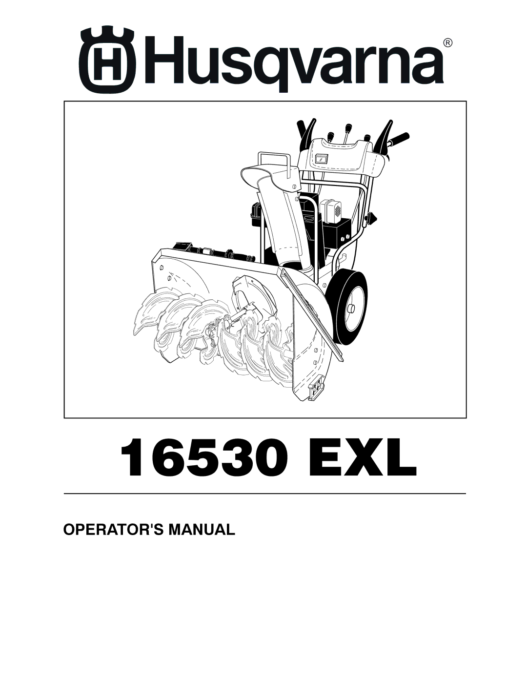 Husqvarna 96193006900, 96193006901 manual 16530 EXL 