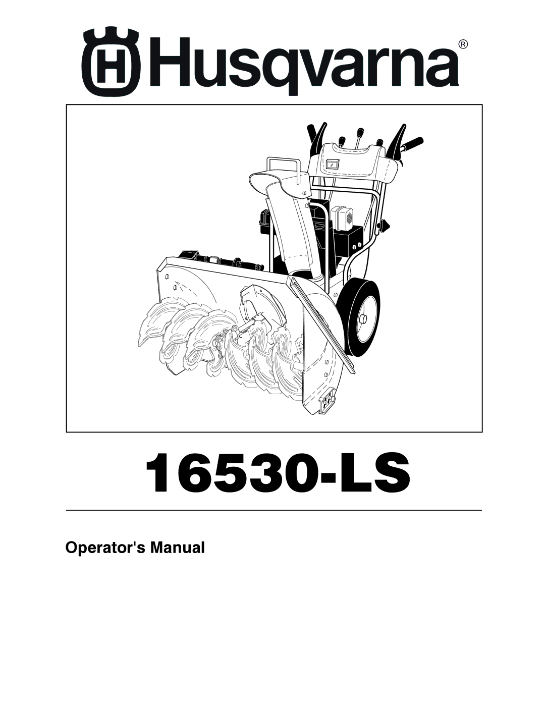 Husqvarna 16530-LS manual 