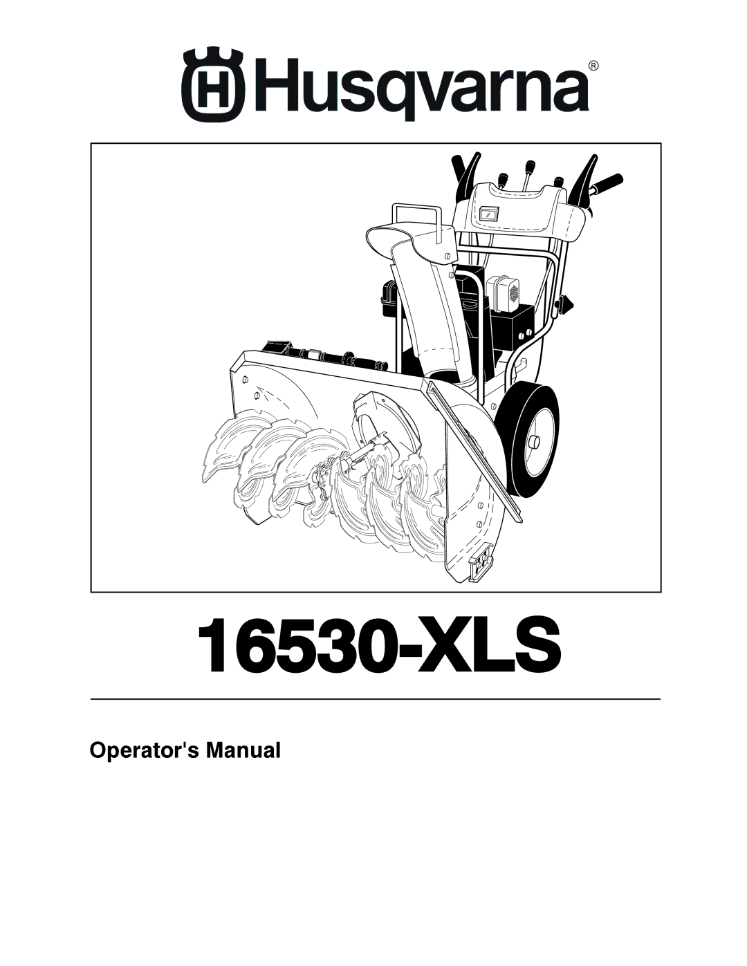 Husqvarna 16530-XLS manual 