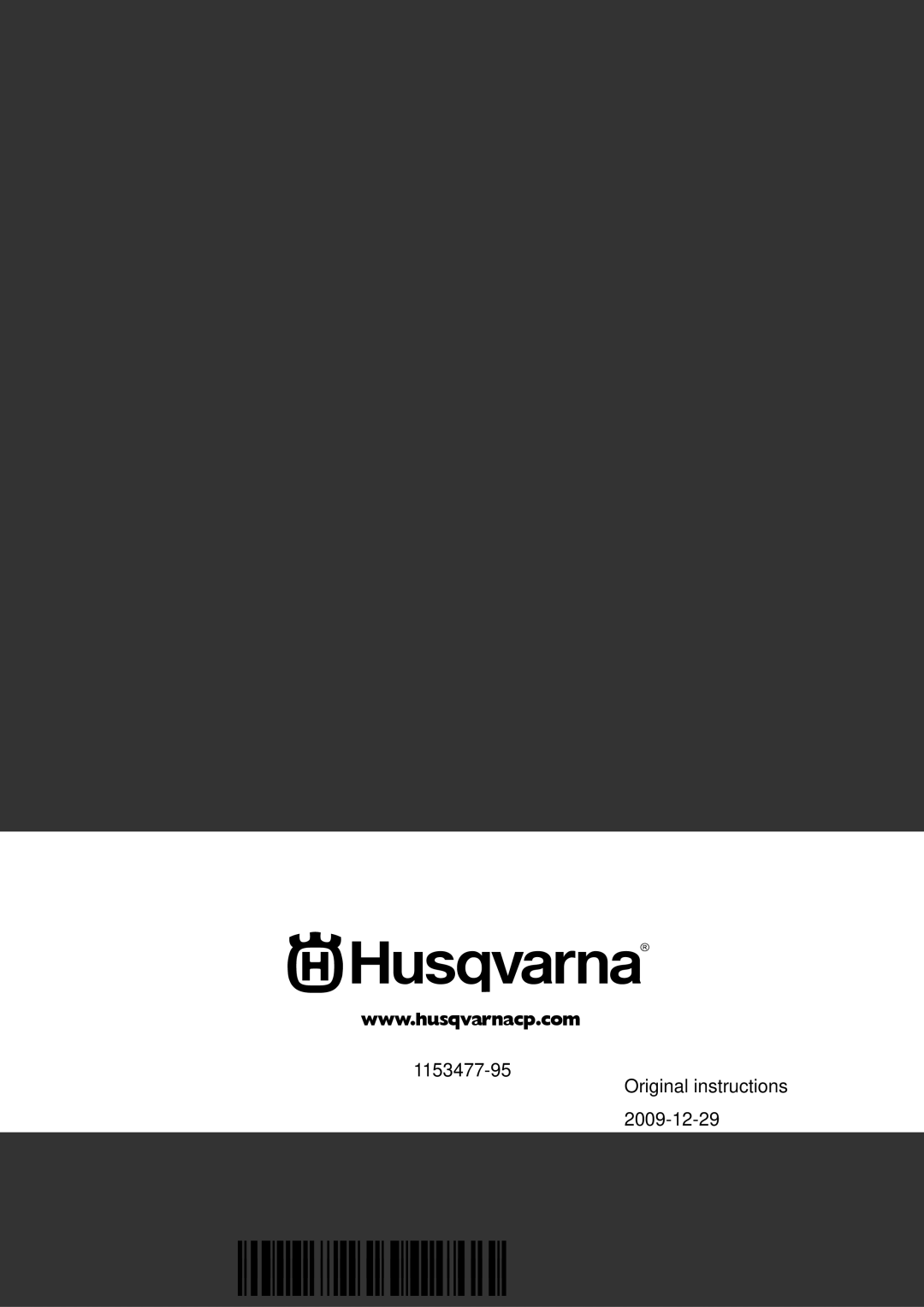 Husqvarna 2000 manual ´z+UOo¶5N¨ ´z+UOo¶5N¨, Original instructions 