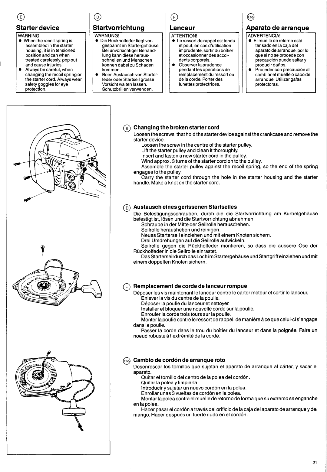 Husqvarna 2101xp manual 