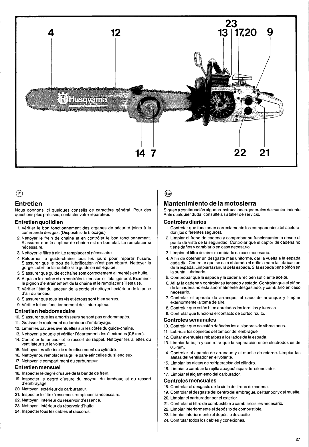 Husqvarna 2101xp manual 