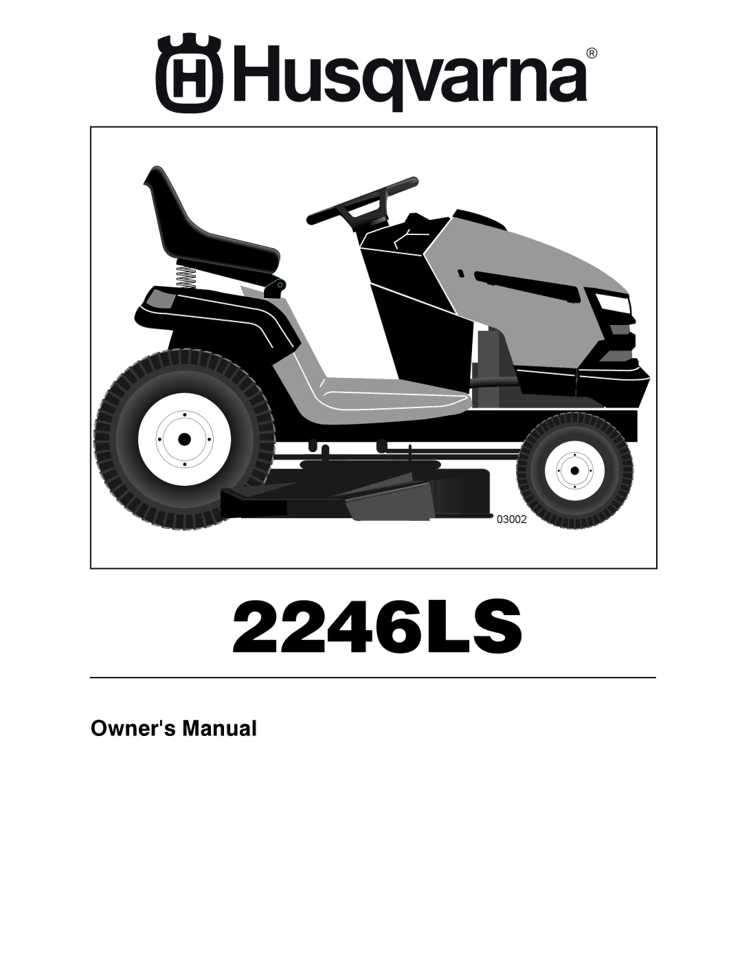 Husqvarna 2246LS owner manual 