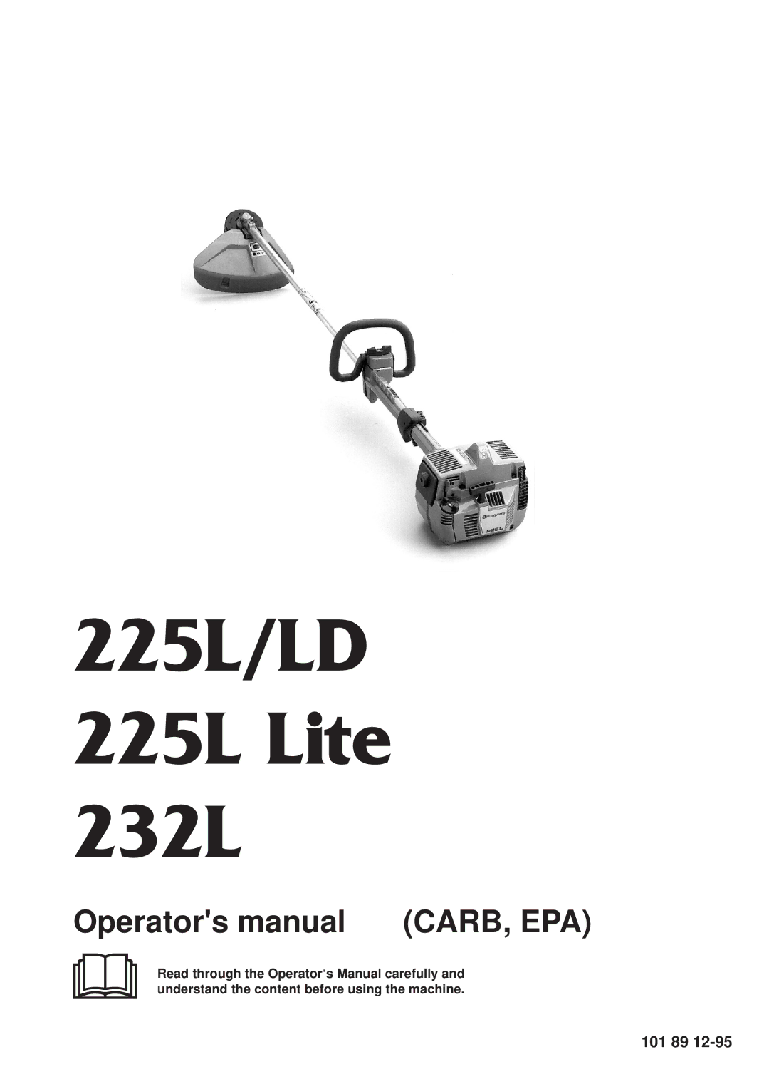 Husqvarna manual 225L/LD 225L Lite 232L, 101 89 