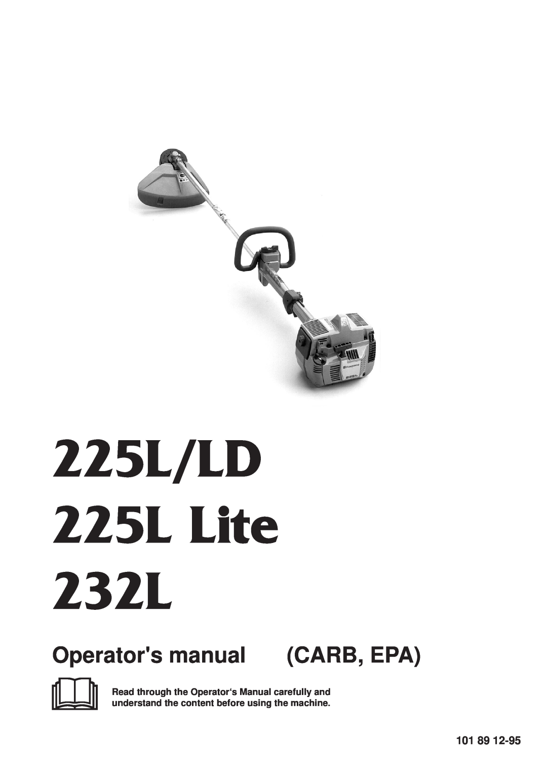 Husqvarna manual 225L/LD 225L Lite 232L, Operators manual, Carb, Epa 
