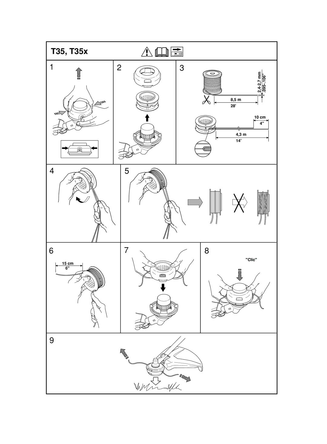 Husqvarna 233RJ manual T35, T35x 