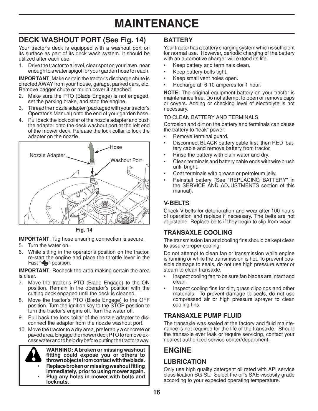 Husqvarna 2346 XLS manual Engine 