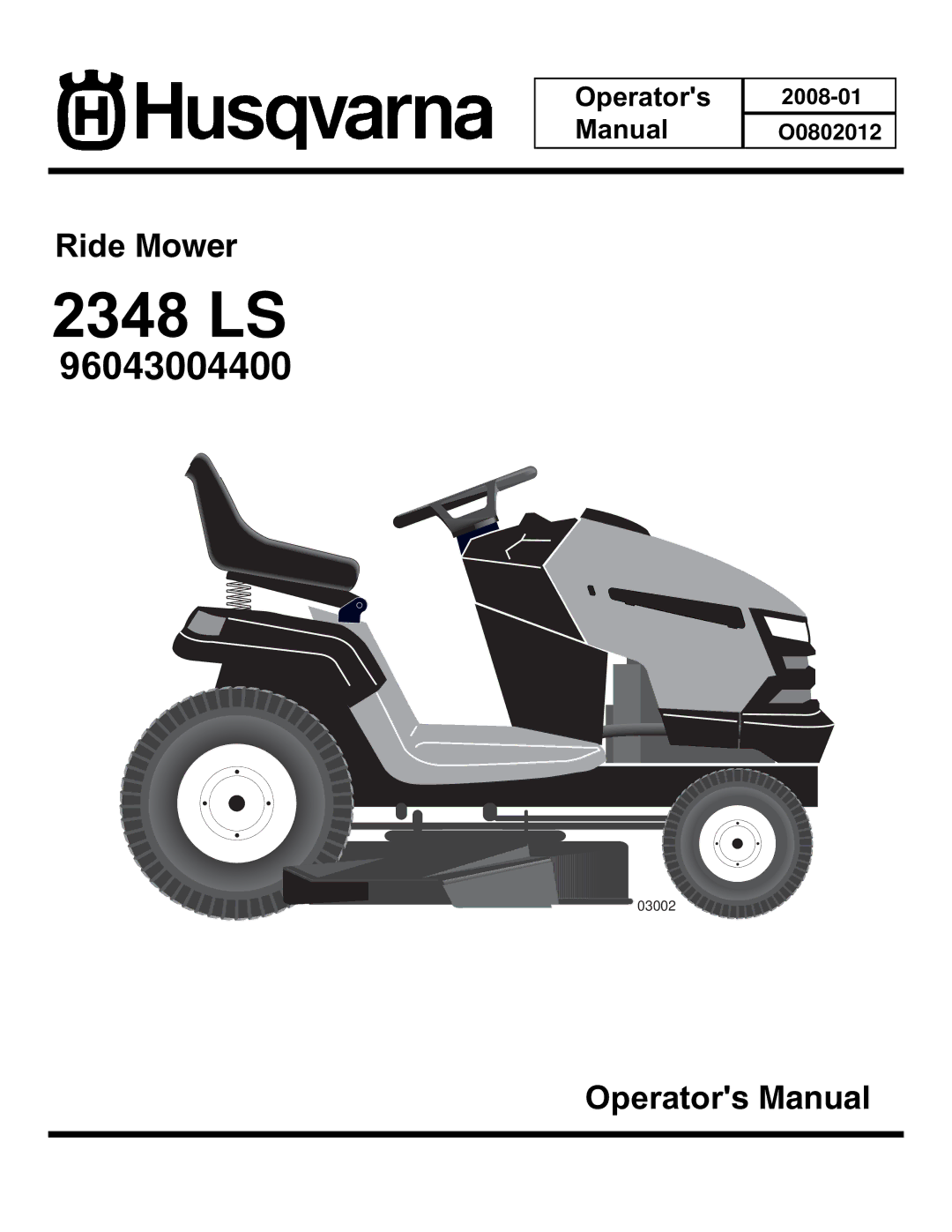 Husqvarna 2348 LS manual 