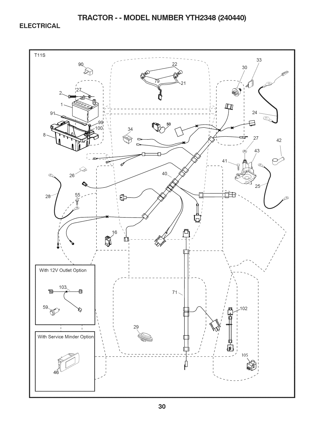 Husqvarna 240440 owner manual Electrical 