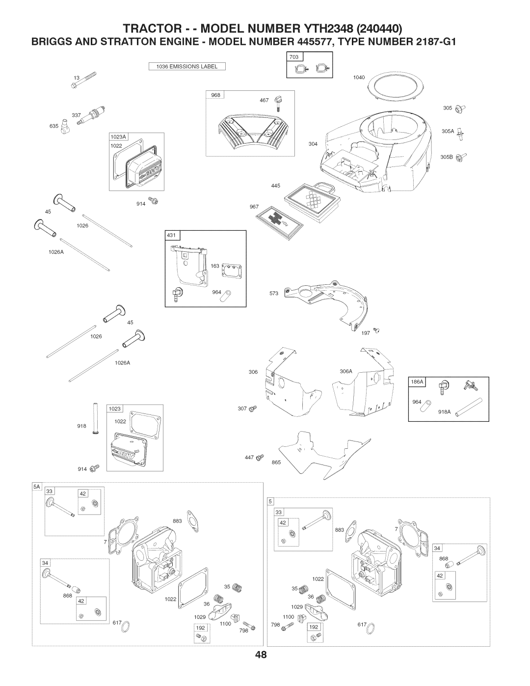 Husqvarna 240440 owner manual I33 