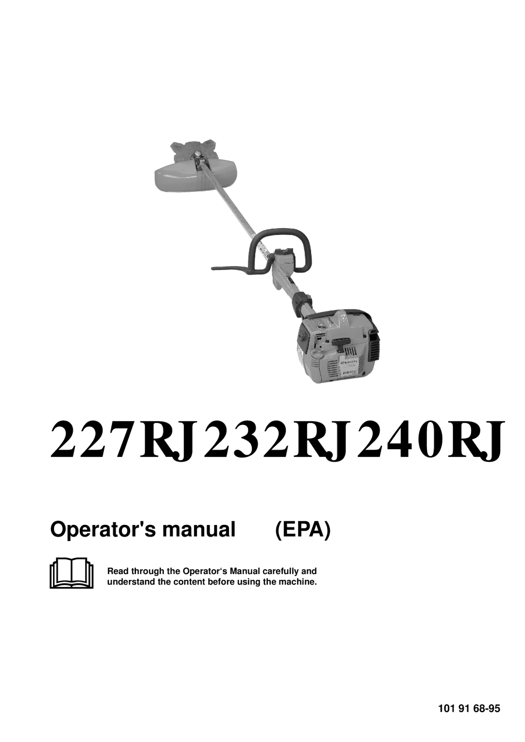 Husqvarna manual 227RJ 232RJ 240RJ, 101 91 