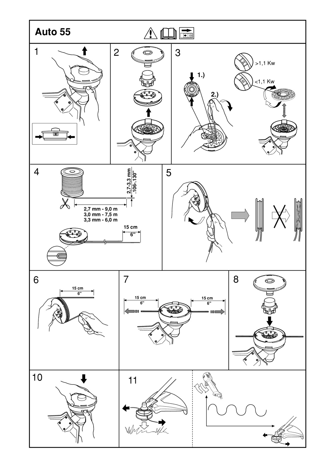 Husqvarna 245RX manual Auto 