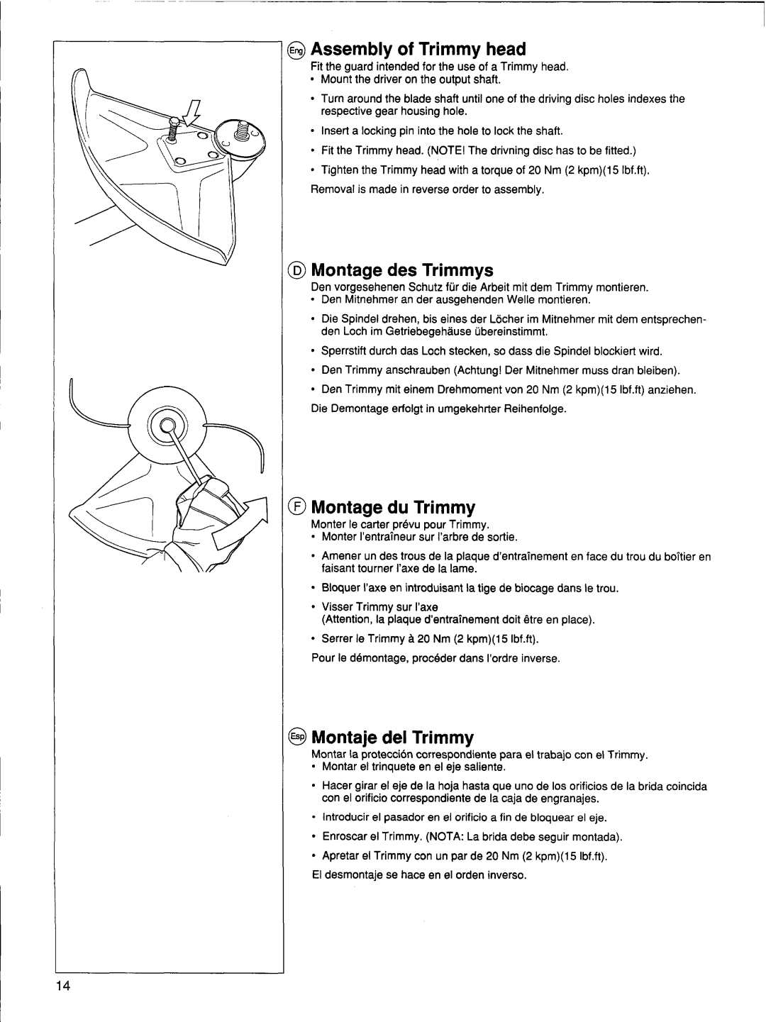 Husqvarna 26 R manual 