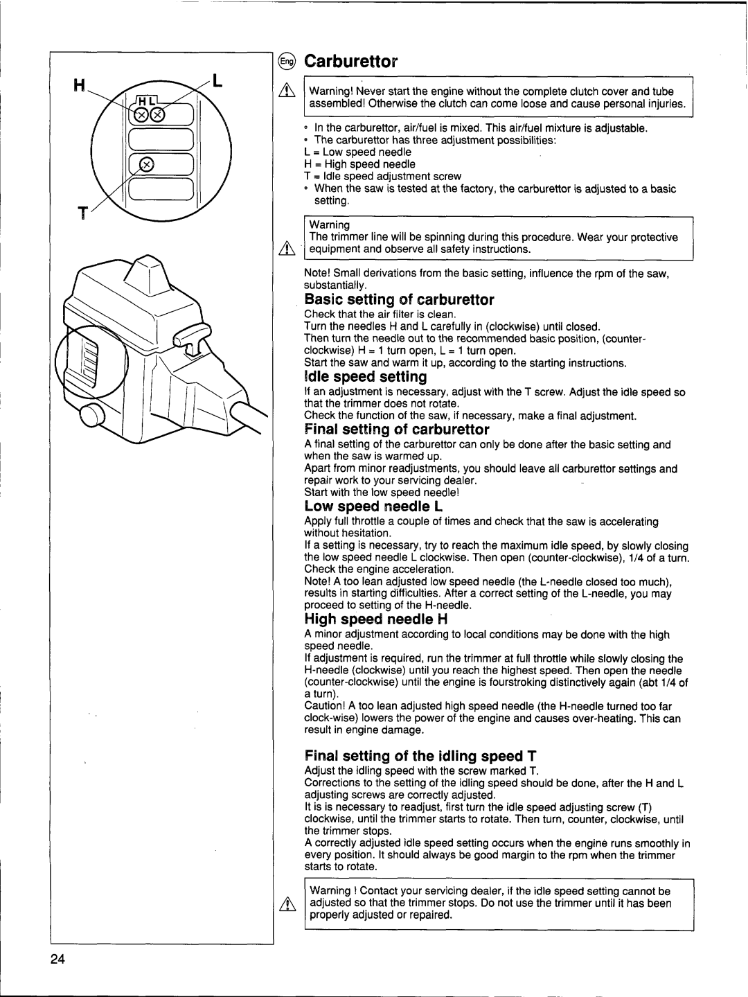 Husqvarna 26 R manual 