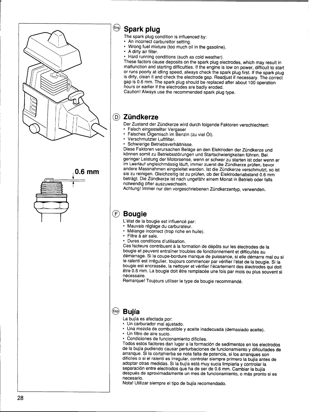 Husqvarna 26 R manual 