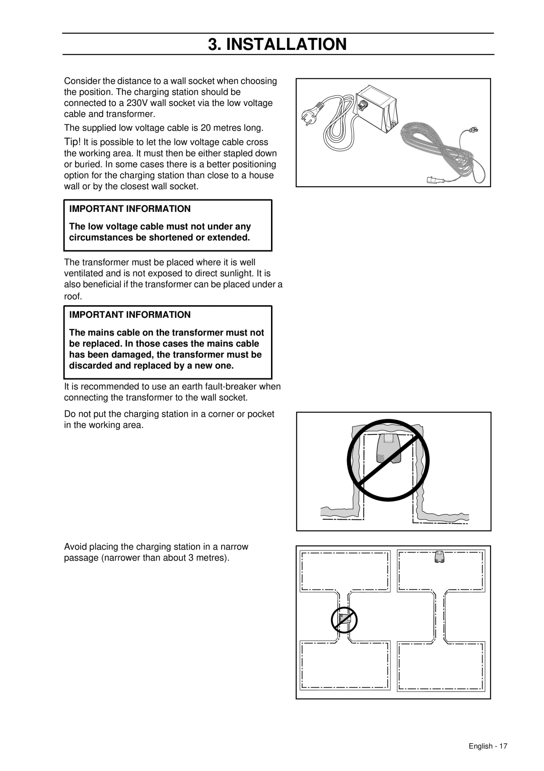 Husqvarna 260 ACX manual Important Information 