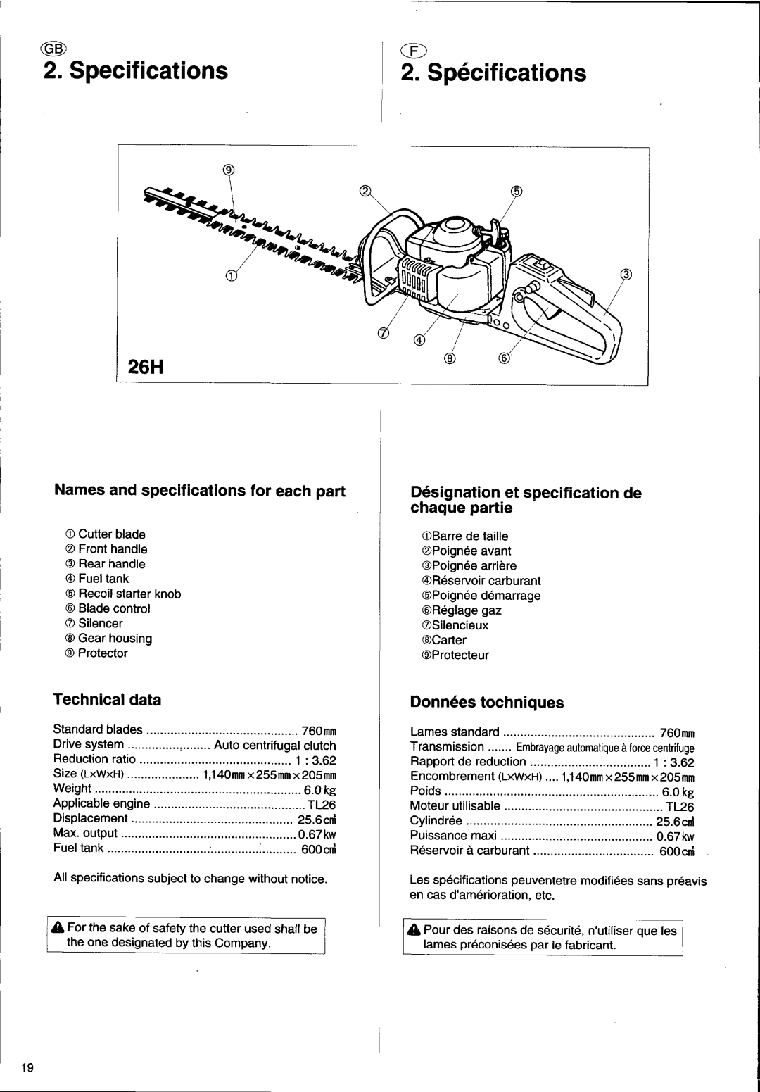 Husqvarna 26H manual 