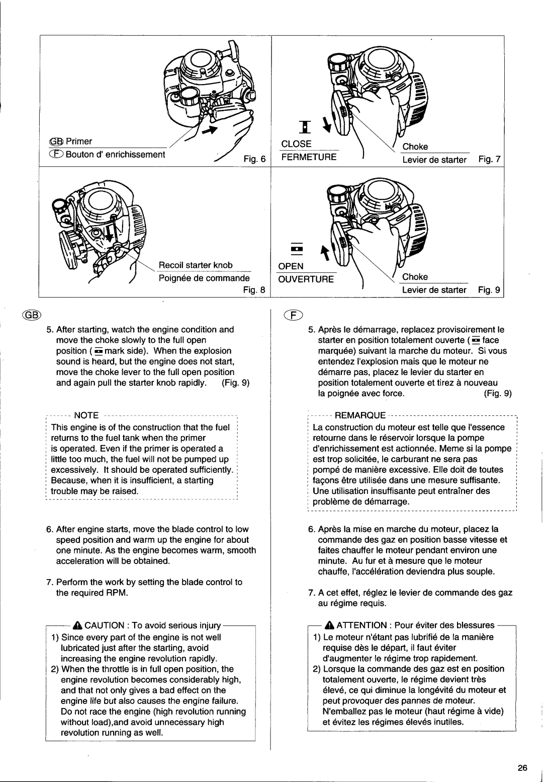 Husqvarna 26H manual 