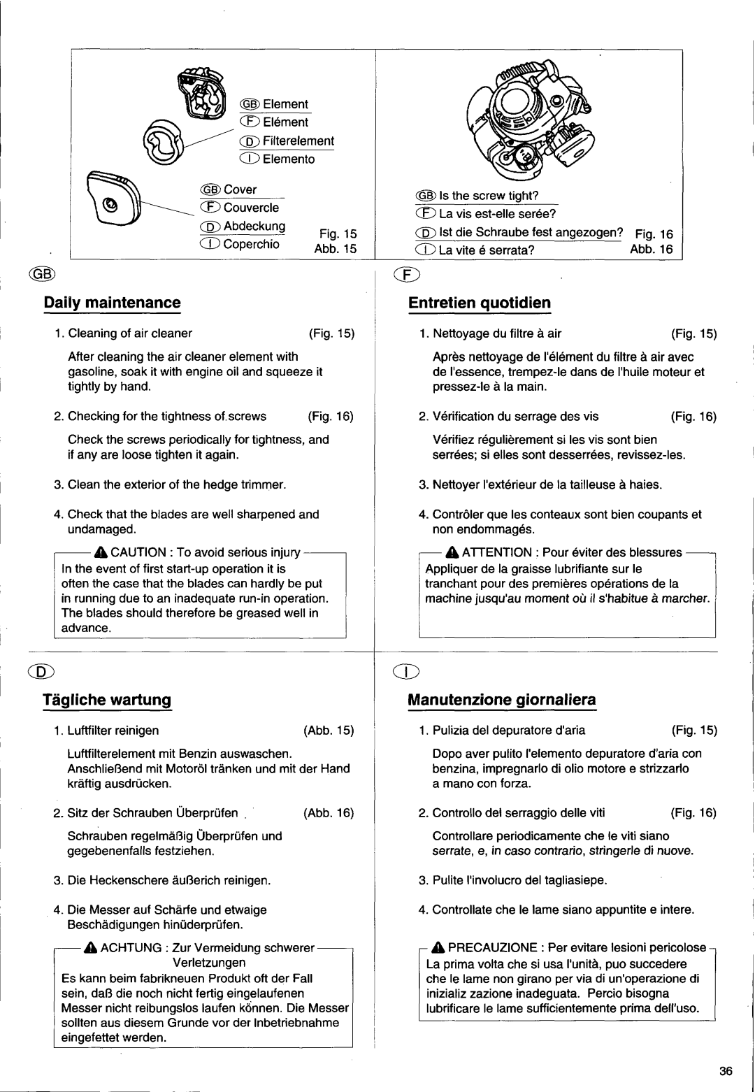 Husqvarna 26H manual 