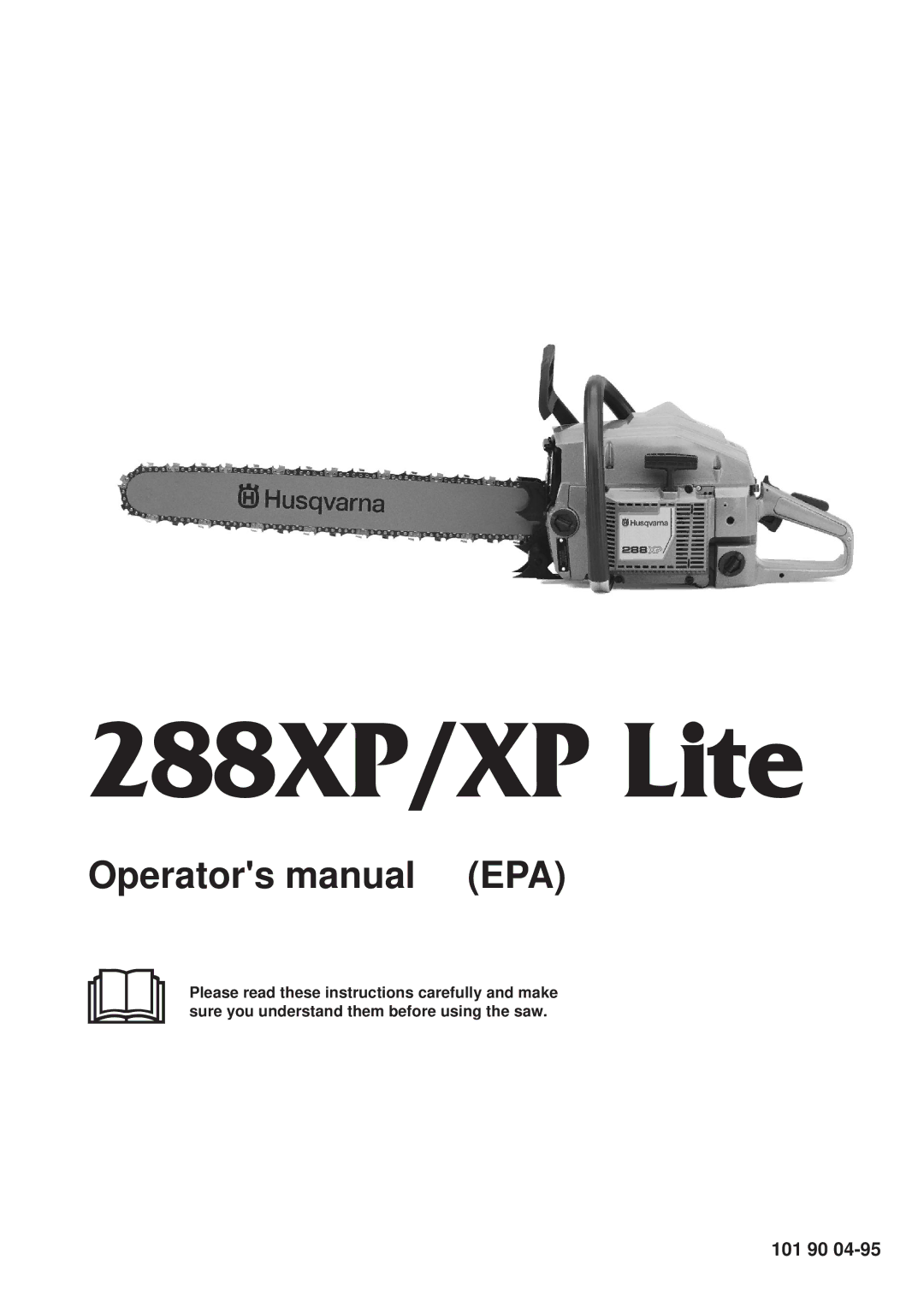 Husqvarna 288XP/XP lite manual 288XP/XP Lite, 101 90 