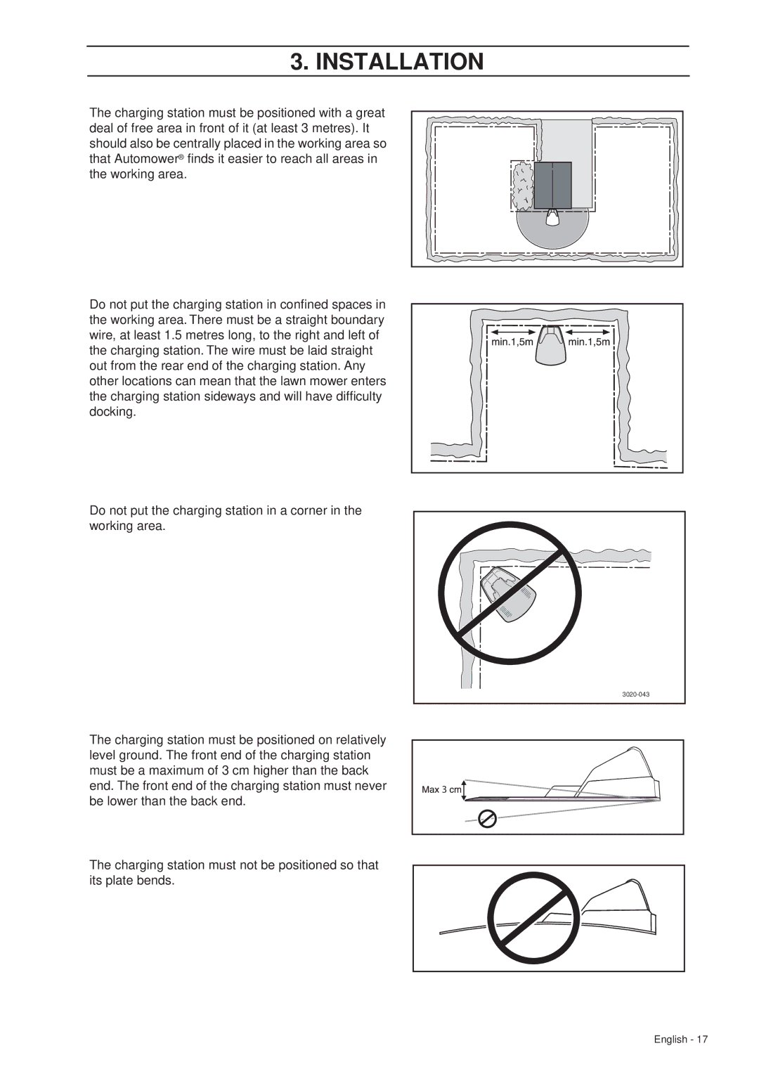 Husqvarna 305 manual 3020-043 