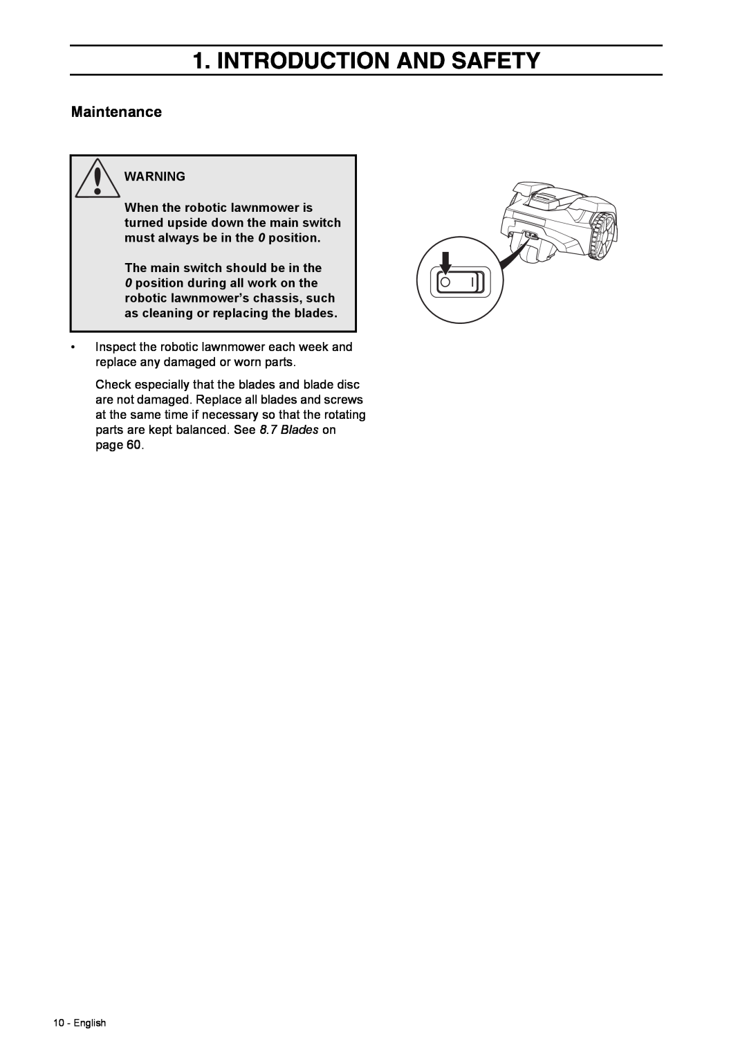 Husqvarna 308 manual Maintenance, Introduction And Safety, English 