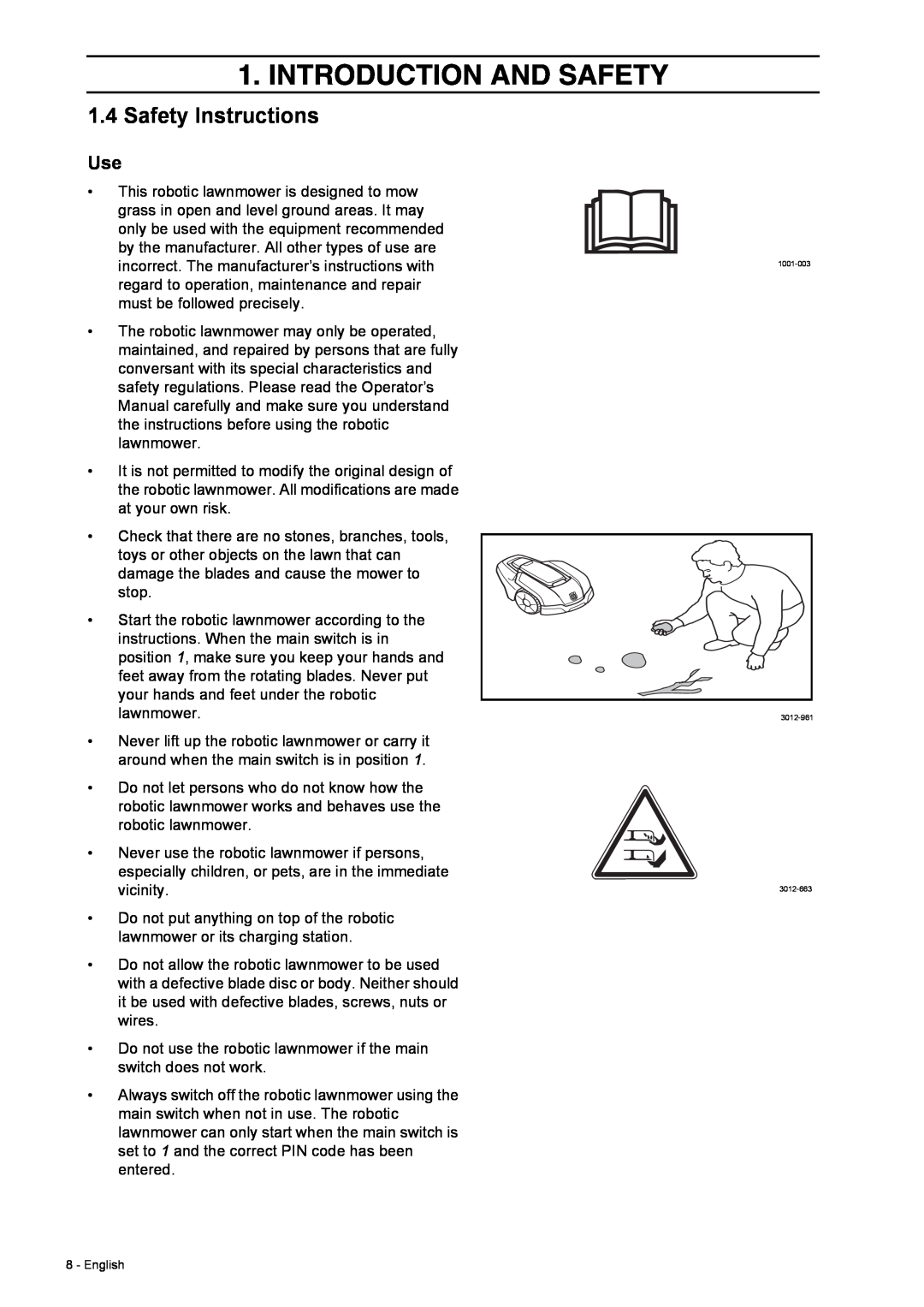 Husqvarna 308 manual Safety Instructions, Introduction And Safety 