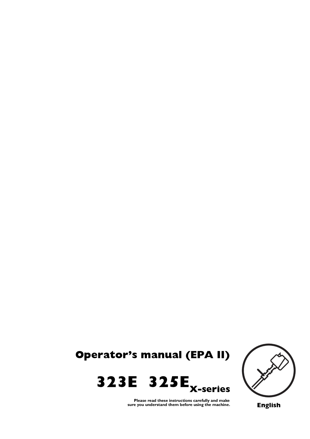 Husqvarna manual 323E 325EX-series, English 