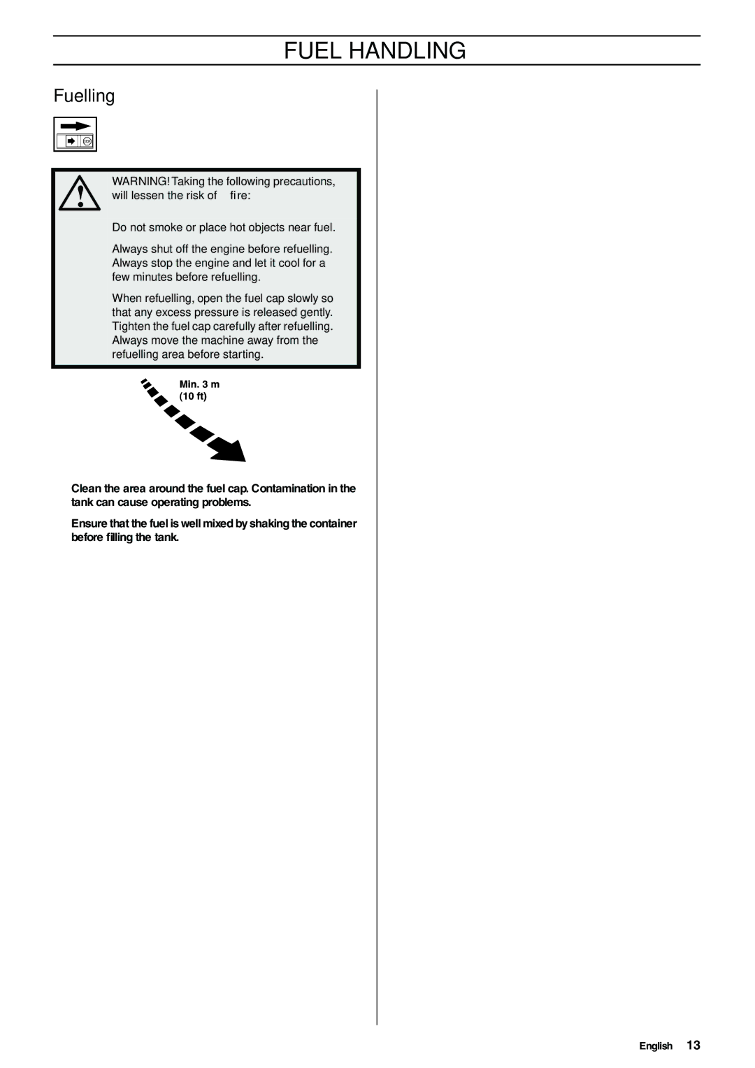 Husqvarna 325HD60, 325HD60X-Series, 325HD75X-Series manual Fuelling 