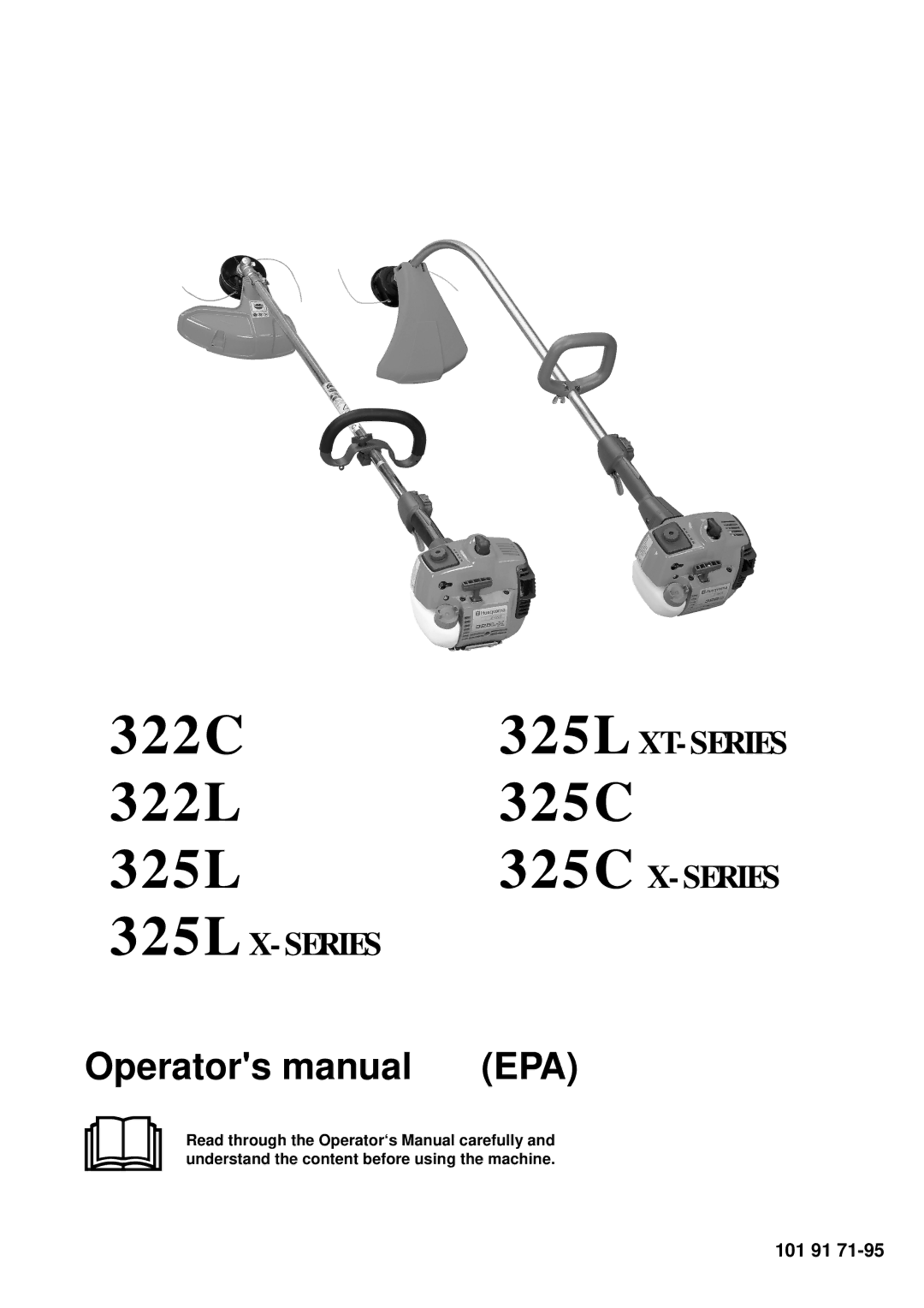 Husqvarna manual 322C325L 322L325C 325L325C, 101 91 