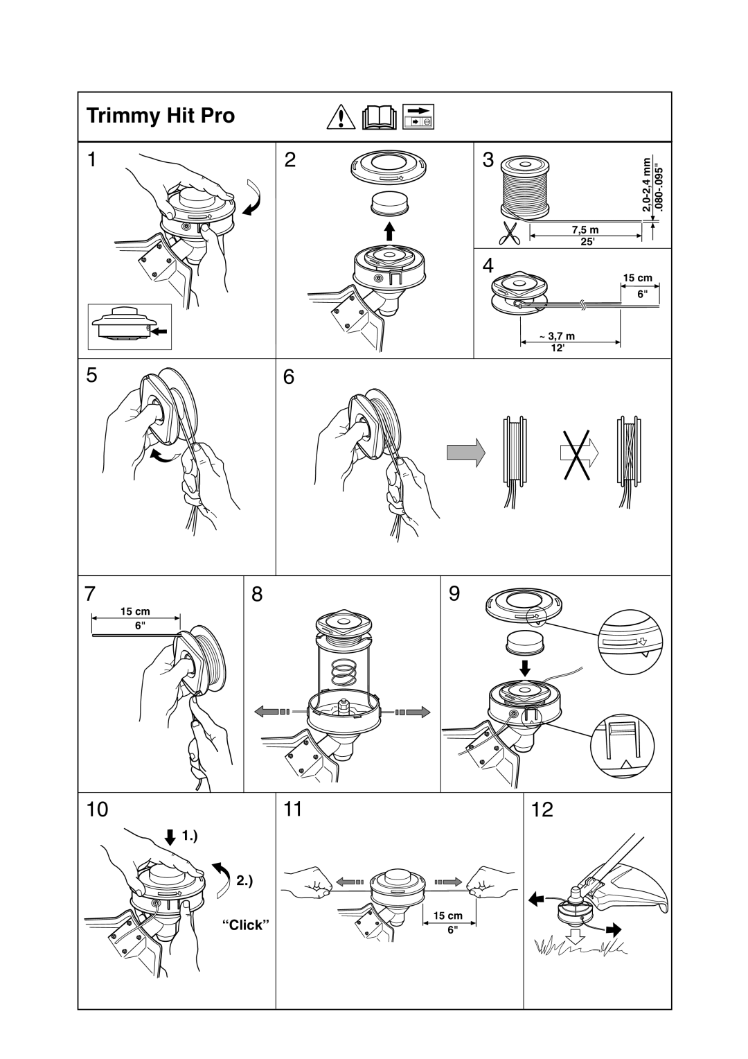 Husqvarna 325RJ manual Trimmy Hit Pro 