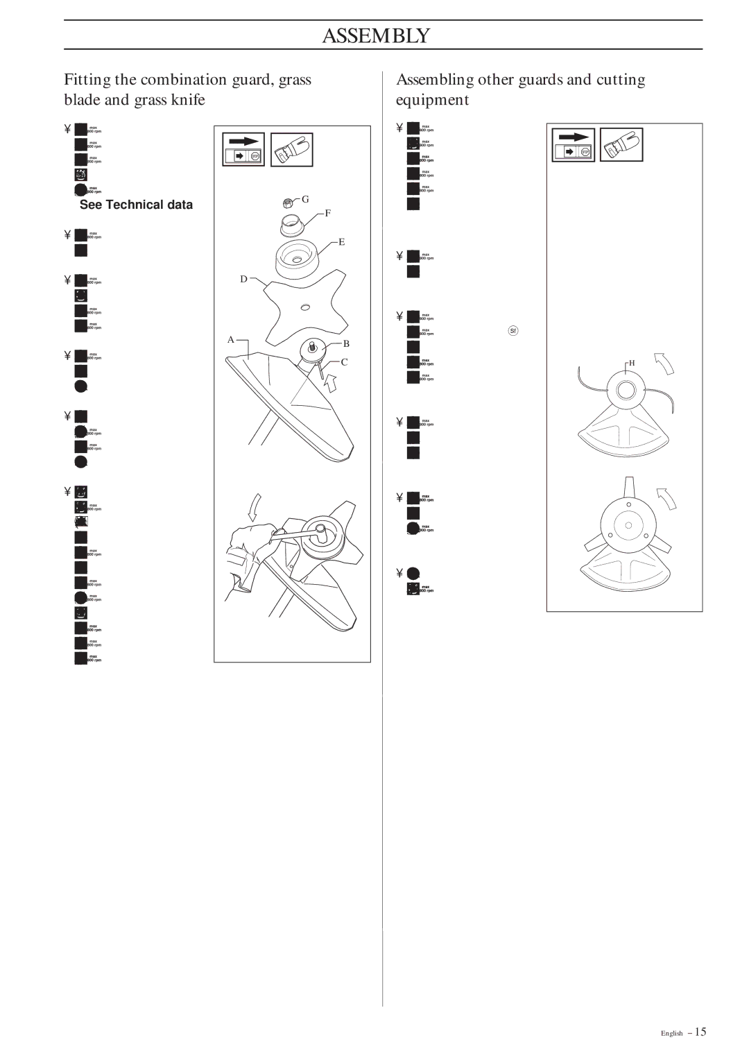 Husqvarna 325RJX-Series manual Dismantling takes place in the reverse order 