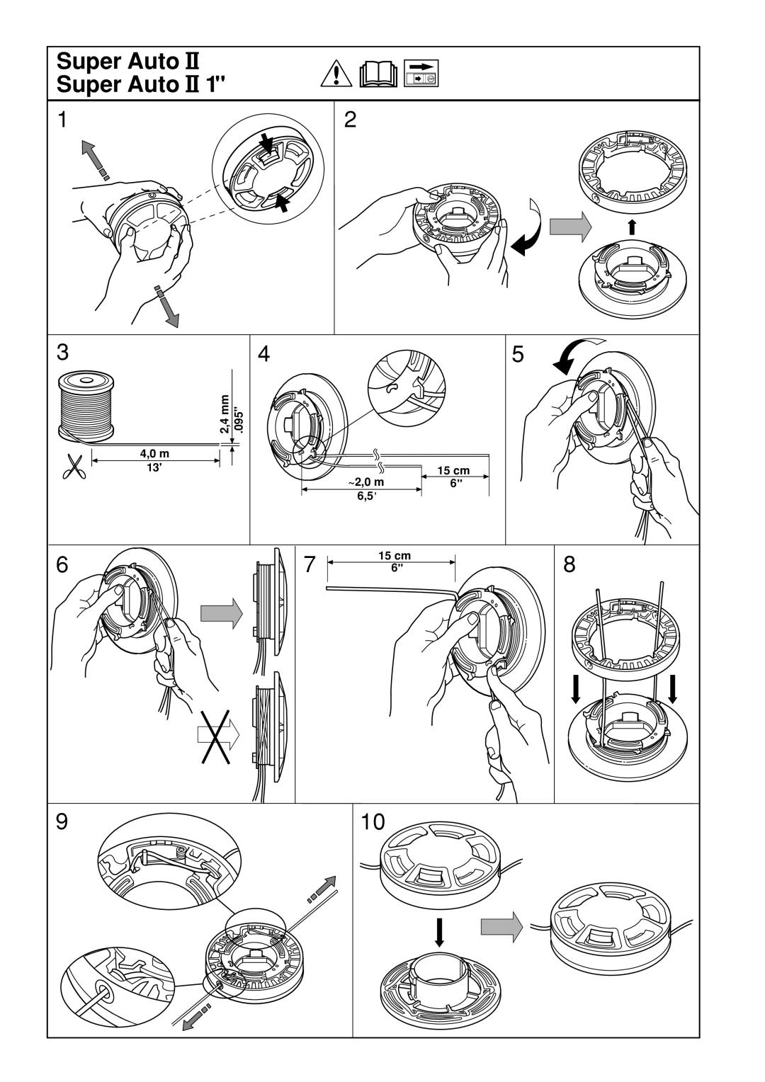 Husqvarna 326RJ manual Super Auto 